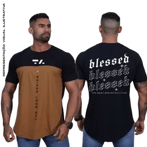 CAMISETA LONGLINE MANGA CURTA - M - CL52 - TA Suplementos ACESSORIOS