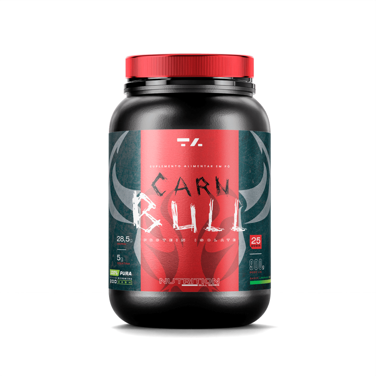 CARNBULL - POTE - 900G - LIMONADA SUIÇA - TA Suplementos PROTEÍNA
