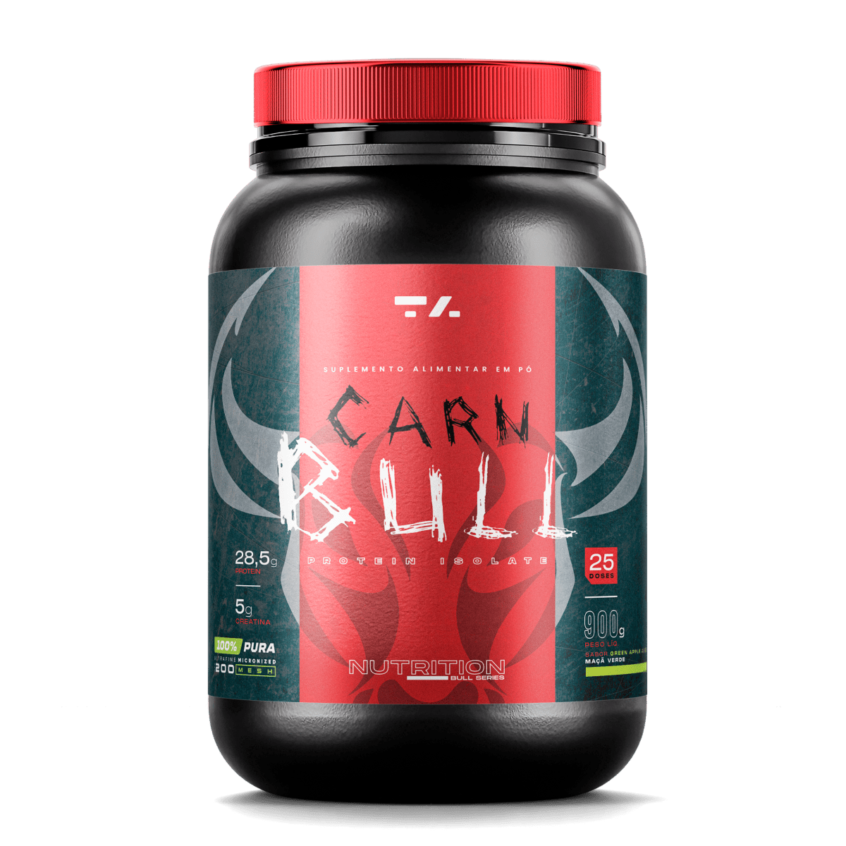 CARNBULL - POTE - 900G - MAÇÃ VERDE - TA Suplementos PROTEÍNA