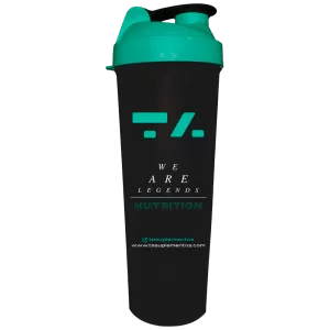 COQUETELEIRA WE ARE LEGENDS - 1L - PRETA COM TURQUESA - TA Suplementos ACESSORIOS