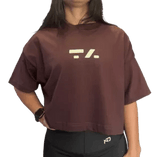 CROPPED OVER FEMININO - M - MARROM - TA Suplementos ACESSORIOS