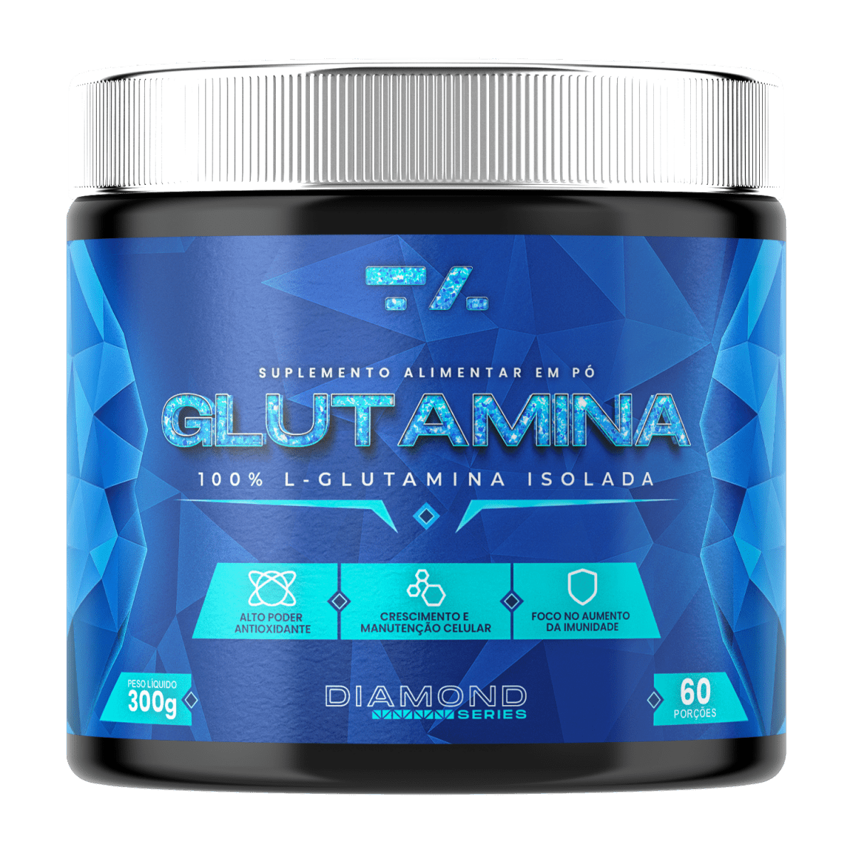 GLUTAMINA DIAMOND - POTE - 300G - TA Suplementos AMINOACIDOS