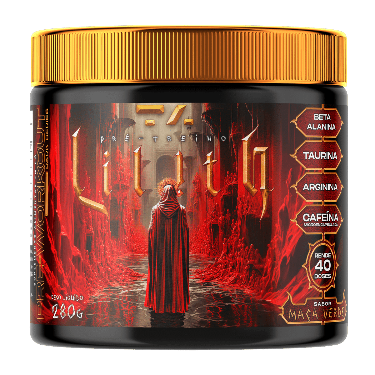 LILITH PRE - WORKOUT - POTE - 280G - MACA VERDE - TA Suplementos PRE - TREINO