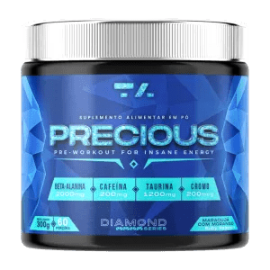 PRECIOUS PW DIAMOND SERIES - POTE - 300G - MARACUJÁ COM MORANGO - TA Suplementos PRE - TREINO