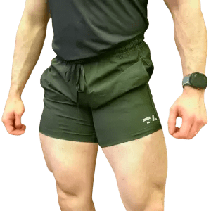 SHORT FIT MASCULINO - EXG - VERDE ESCURO - TA Suplementos ACESSORIOS
