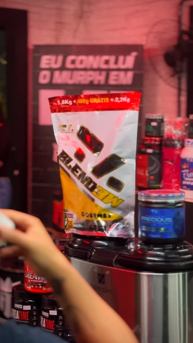 WHEY BLEND 3W - SACO - 1.8KG + 400G GRATIS - LEITE EM PÓ E MORANGO - TA Suplementos PROTEINA