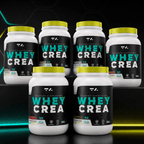 WHEYCREA - POTE - 900G - MOUSSE DE BAUNILHA - TA Suplementos PROTEINA