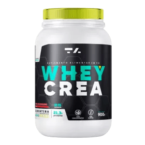 WHEYCREA - POTE - 900G - TORTA DE MORANGO - TA Suplementos PROTEINA